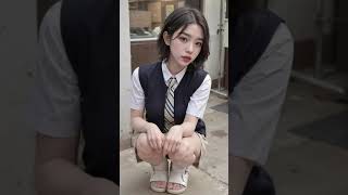 AI 룩북🤍lookbook🤍골목길 일진포즈 an alleyway strike pose #ai룩북 #ailookbook #바카라 #슬롯