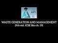 Waste Management and Pollution Control