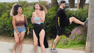 Funny FART Prank at the Beach! Save me, Sabrina Carpenter!!