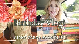 ✨ I Didn't Expect My Birthday Vlog to Turn Into a 30+ Book Haul 📚