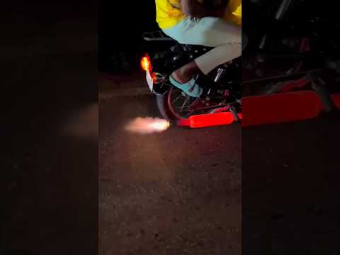 എങ്ങനെ തീ ? തുപ്പിക്കാം !#viralvideos #exhaust #reelsinstagram #bikemodification #shorts