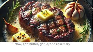 "Perfect Juicy Steak 🔥 Easy & Flavorful Recipe! 🥩🤤"