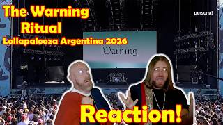 Musicians react to hearing The Warning - Ritual - Lollapalooza Argentina 2026