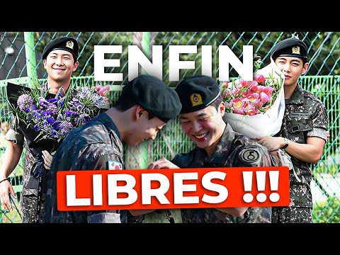 BTS LIBÉRÉ DU SERVICE, RM ET JIMIN RÉVÈLENT L'AVOIR MAL VÉCU #bts #army #rm #v #jungkook #jimin