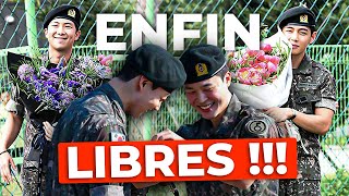 BTS LIBÉRÉ DU SERVICE, RM ET JIMIN RÉVÈLENT L'AVOIR MAL VÉCU #bts #army #rm #v #jungkook #jimin