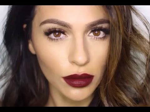 Dark Lipstick Makeup Tutorial | Lipstick Tutorial | Teni Panosian