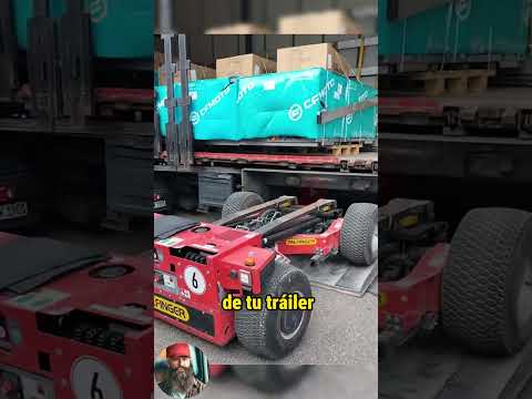 Montacarga a control remoto y portátil a tu trailer #trucks #trailers #camioneros #camiones #camion
