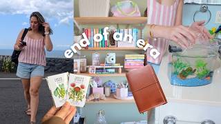 we're moving 🥹  big island ➡️ dc/nova, week in my life, leather embossing craft, moving diaries ⛰️