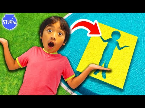 Ryan Jumps Through Impossible Shapes Challenge!