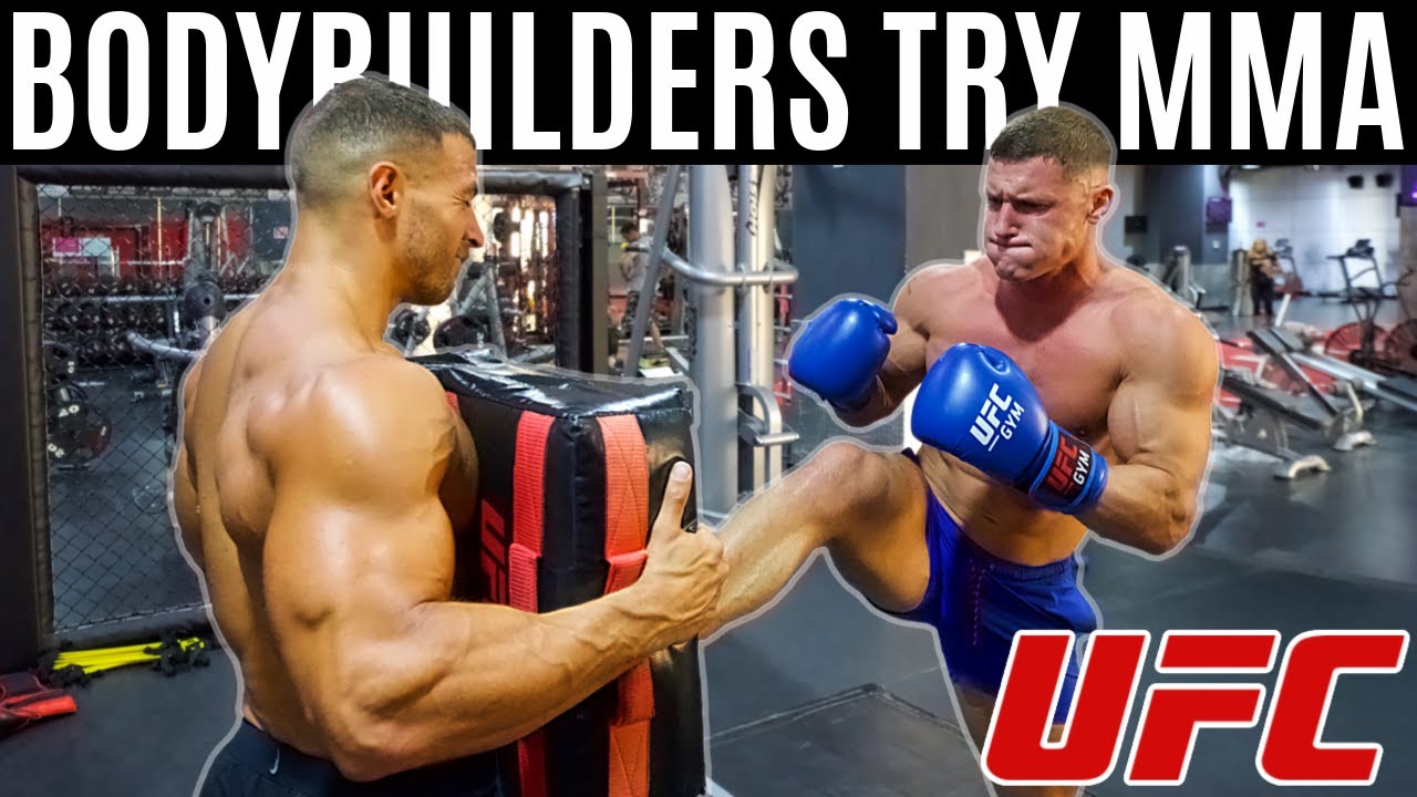 Bodybuilders try MMA for the first time.