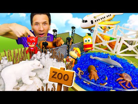 L’avion décolle ! 🦓🐅 🐘 Aventures animales et délices à découvrir ! Un zoo pour les enfants