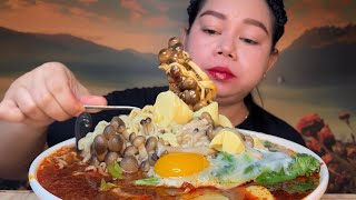 Mie aceh goreng sukses kuah pedas toping komplit pedas mercon MUKBANG