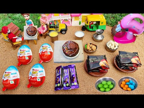 Kinder Joy Chocolate Cake||Miniature kinder Joy Chocolate Cake|| Birthday cake||Mini Foodkey
