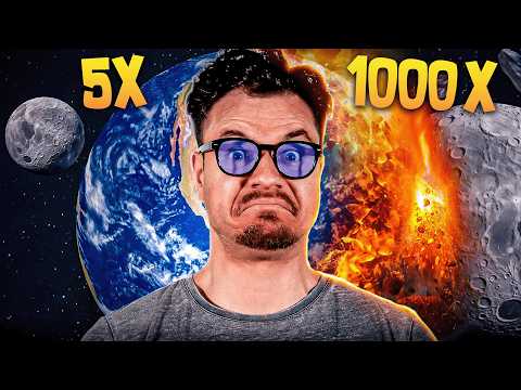 Et Si la Lune était 10, 100, 1000x Plus Proche ?
