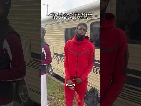 How Fast People Become Friends In New York๐ #shorts