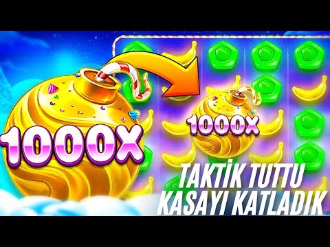 SWEET BONANZA 1000 🍭 BONANZA DA TAKTİK TUTTU KASAYI KATLADIK !! #slotoyunları