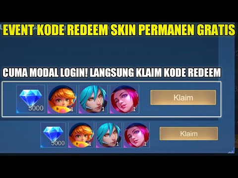 CARA DAPATKAN KODE REDEEM SKIN DAN DIAMOND GRATIS DARI EVENT MOBILE LEGENDS! CUMA MODAL LOGIN