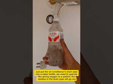 How to fix air conditioner water leak#workers #repairing