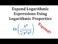 Logarithmic Properties and Expressions