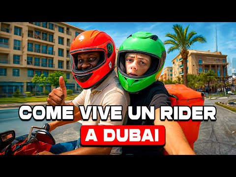 Il DURO LAVORO di un RIDER a DUBAI: Ecco come VIVE! *impressionante*