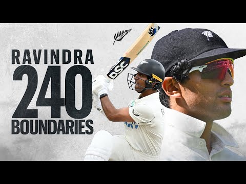 Best Boundaries From Rachin Ravindra Double Century | New Zealand v South Africa 2024
