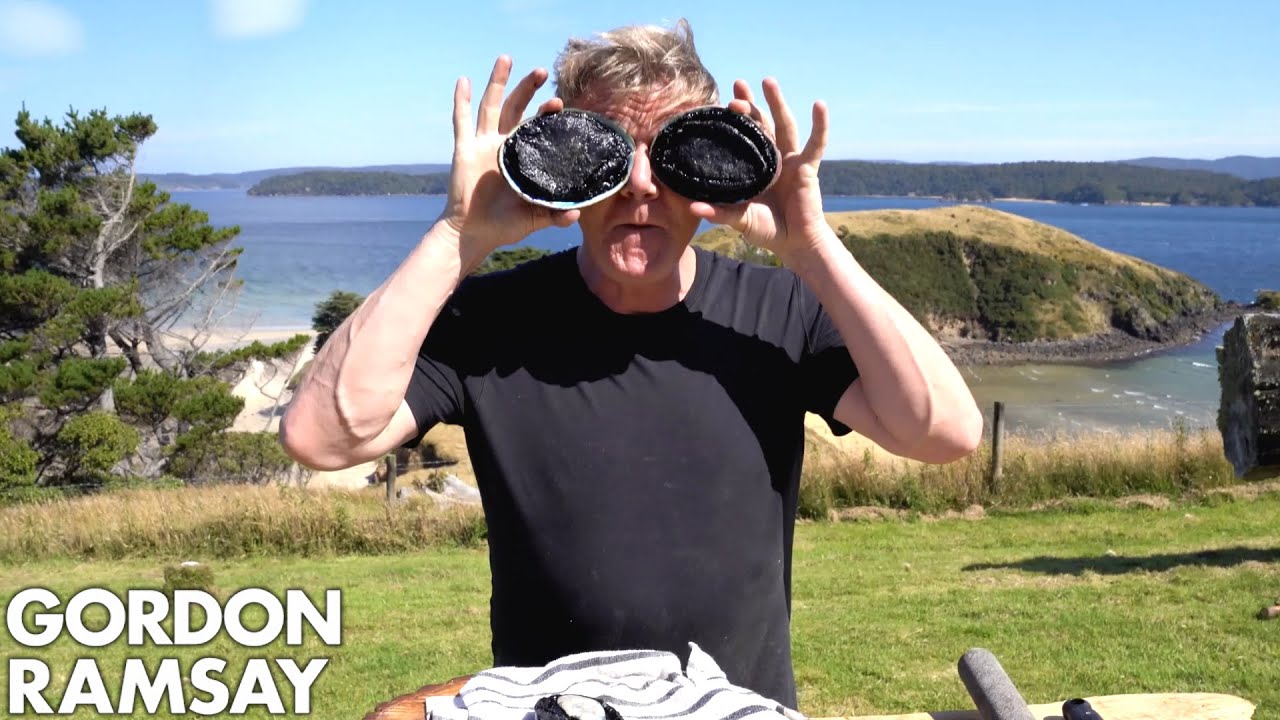 Gordon Ramsay Makes Abalone Scrambled Eggs In New Zealand Scrambled