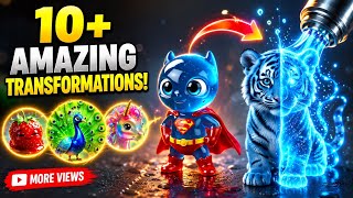 10+ Amazing Transformations 🤯 You Won’t Believe What Happens Next 😍  | Kids Fun #jelly #kids #fun