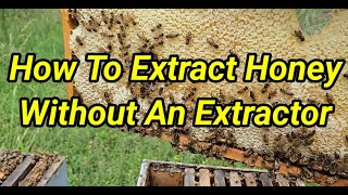 How To Extract Honey Without An Extractor