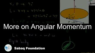 More on Angular Momentum