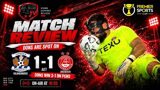Kilmarnock 0-0 Aberdeen AET the Dons win 3-1 on pens Review Show.
