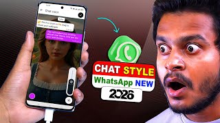 😱How to Change WhatsApp Chat Style in 2026 [New Update]