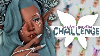 RANDOM GENETICS Challenge With FAIRIES 🧚 | Sims 4 Create a Sim Challenge