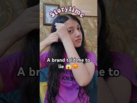 STORYTIME: A BRAND TOLD ME TO LIE🤯 #shorts #youtubeshorts