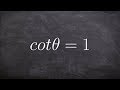 Cotangent and Tangent Relationships