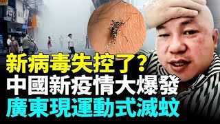 新病毒恐變異，疫情失控全中國大爆發；病毒迅速蔓延多省市；廣東再現運動式滅蚊。#看大陸