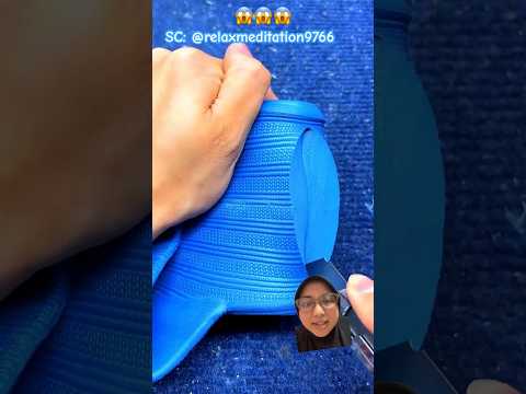 Wow! Sendalnya..? #satisfying #handmade #glue #diy #youtubeshorts #experiment #lol #fyp #funny