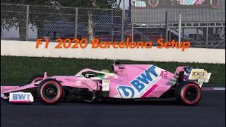 F1 2020 Barcelona Slick Car Setup
