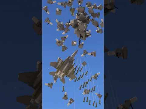 Amazing Scene in isreali F-15 strike eagle dropped clusterbombs on Irani military base | Gta-5