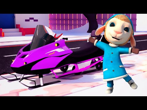 A Aventura Do Snowmobile | Desenho Animado | Dolly e Amigos