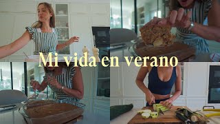 MI VIDA EN VERANO. Un vlog en casa, me paso el día cocinando 
