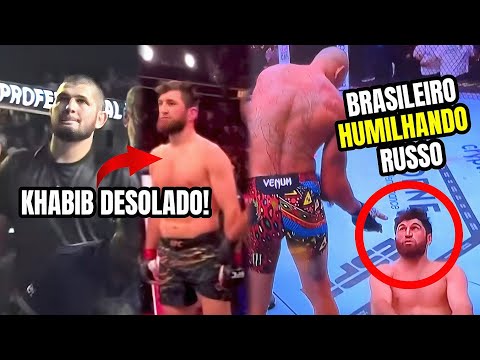KHABIB DESOLADO! ALEGRIA DOS BRASILEIROS 🇧🇷 NOITE RUIM PRA KHABIB, ANKALAEV E ALI ABDELAZIZ 