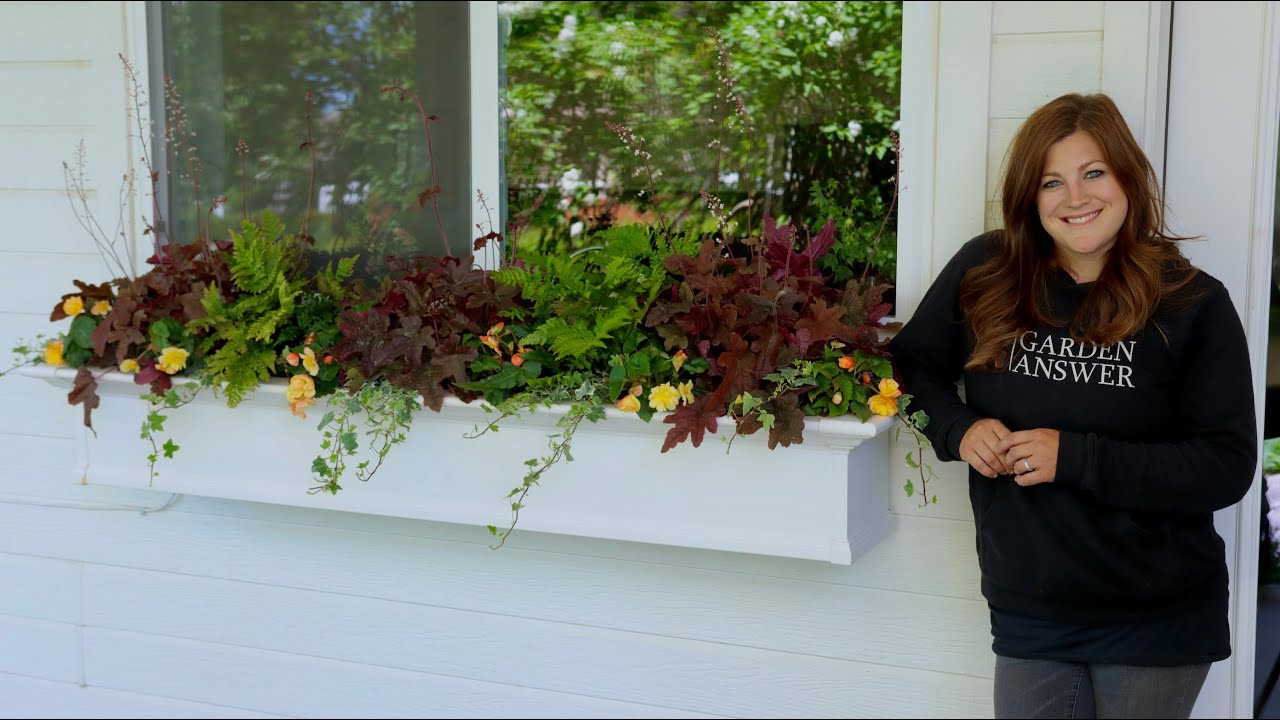 Planting a Shaded Windowbox!