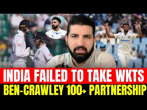 Duckett, Crawley 100+ partnership as India fail to take wicket in morning session