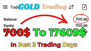 How i Flipp 700$ to 17609$ with in 1 week i have guided my personal strategy #trading #best #forex