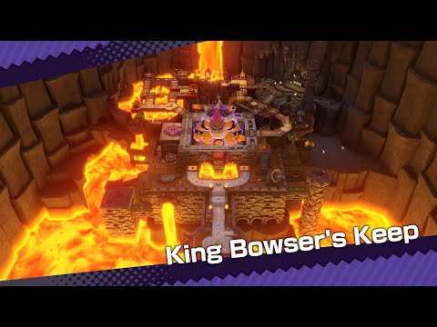 Super Mario Party Jamboree #33 King Bowser's Keep Spike vs Bowser vs Bowser Jr vs Goomba