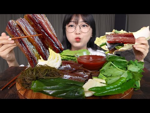 과메기 초보도 미소 짓게 되는 미소과메기 먹방 Gwamegi(Half-dried saury) Mukbang ASMR