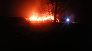 Feuer in Mahlpfuhler Lagerhallen