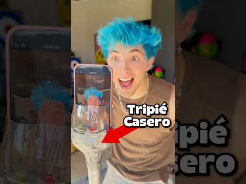Construí mi propio tripié casero🔥💪🏼🤩