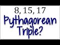 Understanding Pythagorean Triples and Theorem