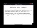 Mole Ratios and Gas Laws